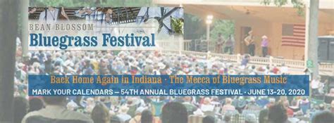 August 26 & 27, 2022. . Bean blossom bluegrass festival 2023